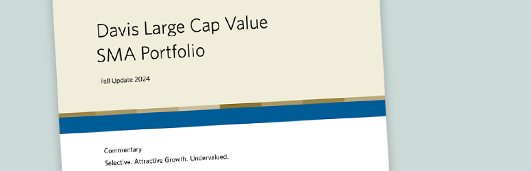 Davis Large Cap Value SMA Commentary